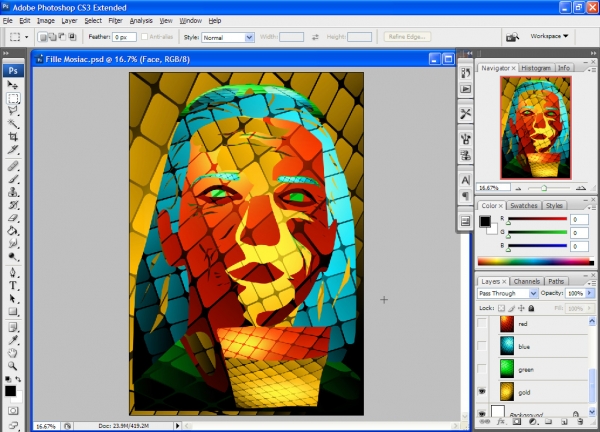 Creation of Mosiac??? I Guess...: Step 7